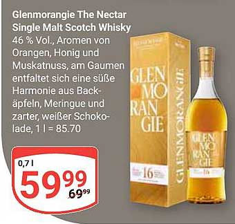 Glenmorangie The Nectar Single Malt Scotch Whisky 0,7 l