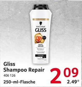 Gliss Shampoo Repair 250-ml-Flasche