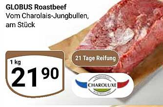 GLOBUS Roastbeef vom Charolais-Jungbullen, am Stück