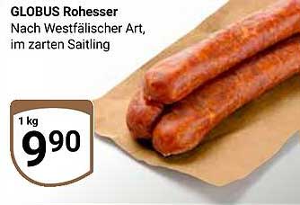 GLOBUS Rohesser nach Westfälischer Art im zarten Saitling
