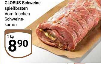 GLOBUS Schweine-spießbraten vom frischen Schweinekamm