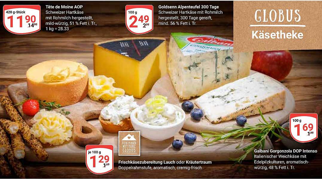 Goldsenn Alpentäufel 300 Tage Schweizer Hartkäse mit Rohmilch