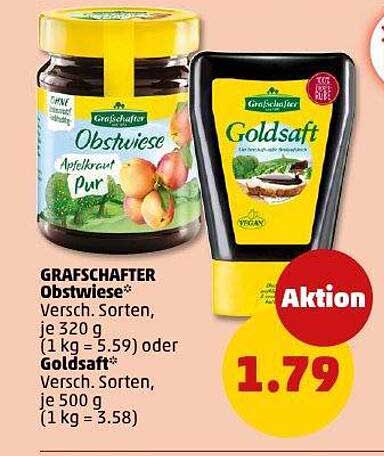 Grafschafter Obstwiese Apfelkraut Pur oder Goldsaft – Nur für kurze Zeit!