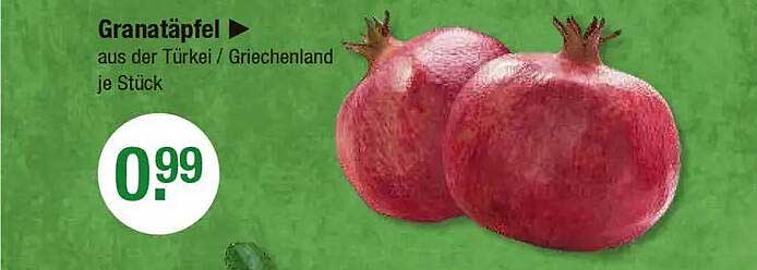 Granatäpfel aus der Türkei / Griechenland je Stück