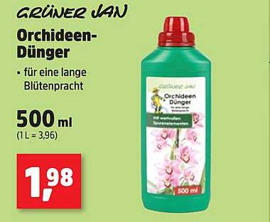 GRÜNER JAN Orchideen-Dünger 500 ml