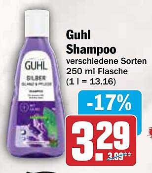 Guhl Shampoo verschiedene Sorten 250 ml Flasche