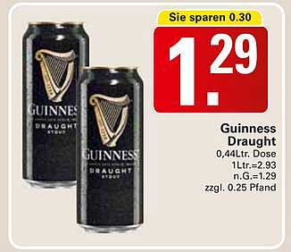 Guinness Draught 0,44L Dose
