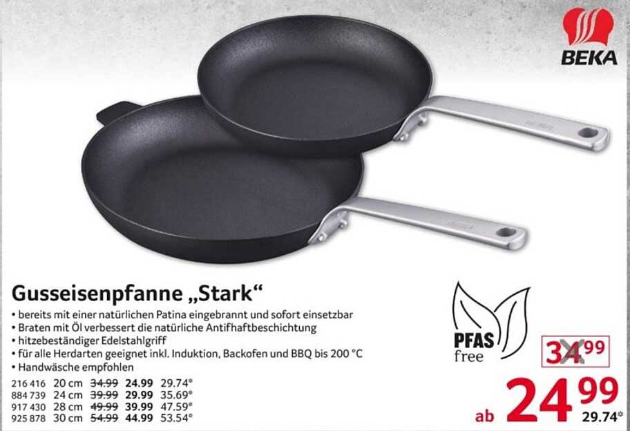Gusseisenpfanne "Stark"