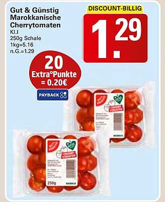 Gut & Günstig Marokkanische Cherrytomaten K.I. 250g