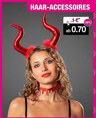 Haar-Accessoires - Teufelshörner und mehr