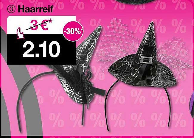 Haarreifen mit Halloween-Motiv