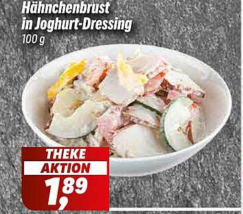 Hähnchenbrust in Joghurt-Dressing 100 g