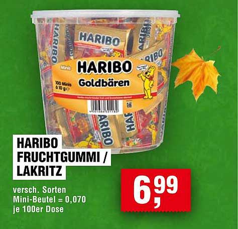 HARIBO Fruchtgummi / Lakritz - verschiedene Sorten