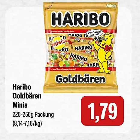 Haribo Goldbären Minis 220-250g