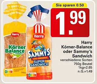 Harry Körner-Balance oder Sammy's Sandwich 750g