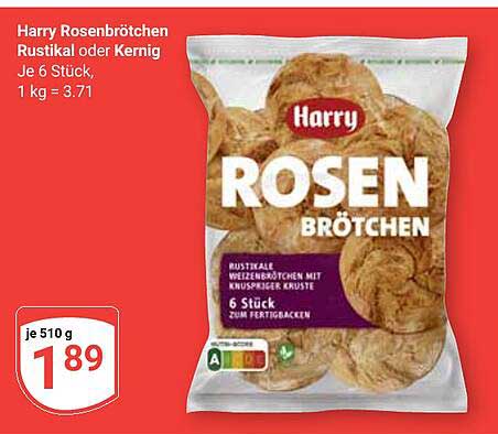 Harry Rosenbrötchen Rustikal oder Kernig
