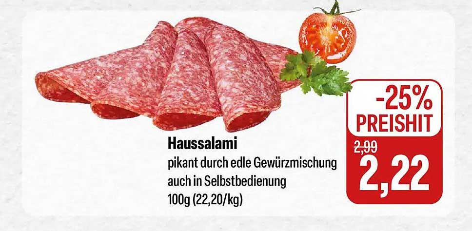 Haussalami - pikant durch edle Gewürzmischung