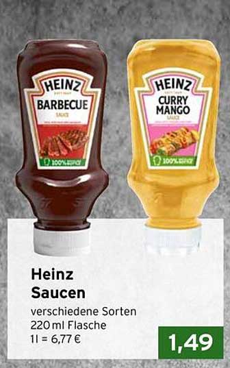 Heinz Saucen verschiedene Sorten 220 ml Flasche