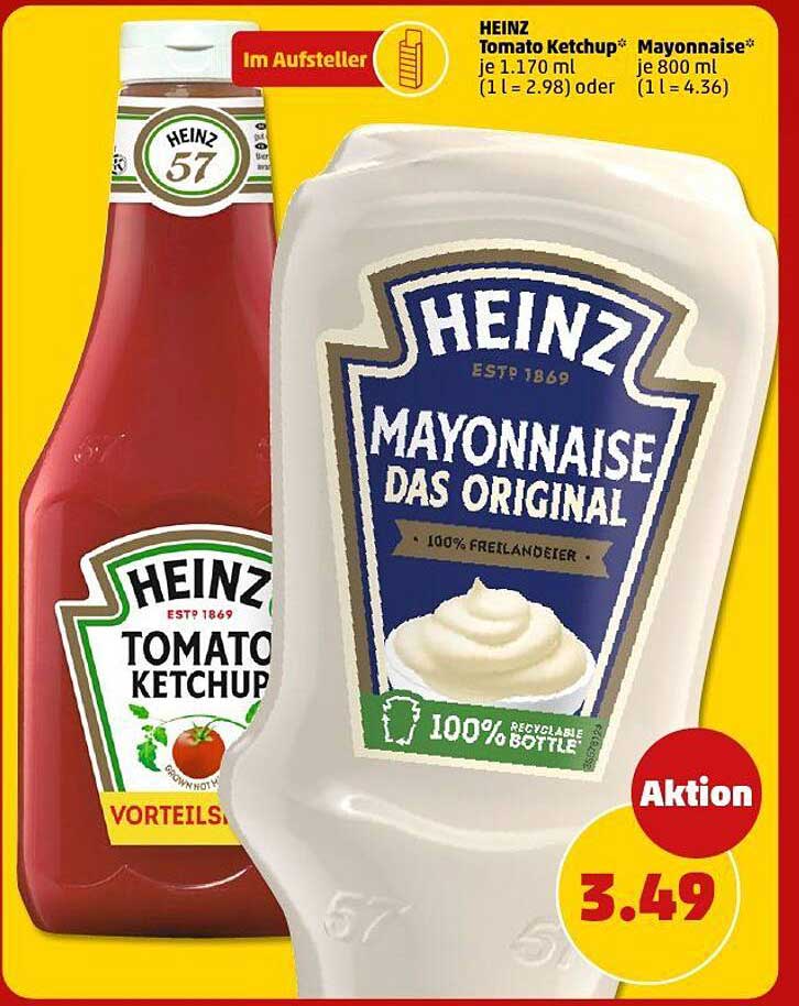 HEINZ Tomatenketchup & Mayonnaise Aktion