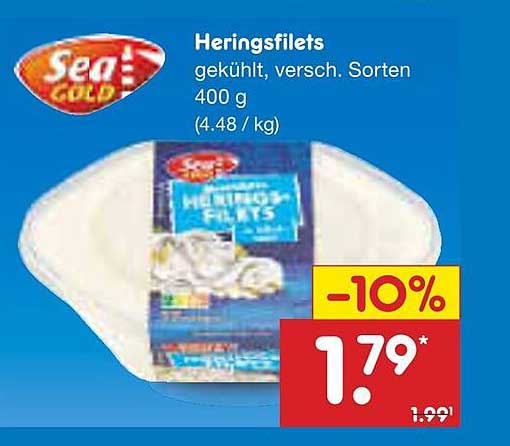 Heringsfilets gekühlt, verschiedene Sorten 400 g