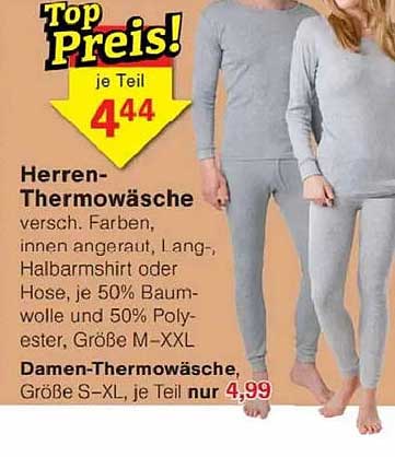 Herren-Thermowäsche - Top Preis!