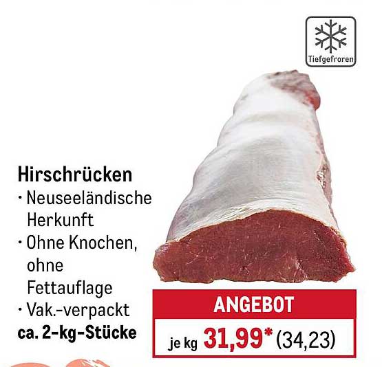 Hirschrücken - Neuseeländische Herkunft