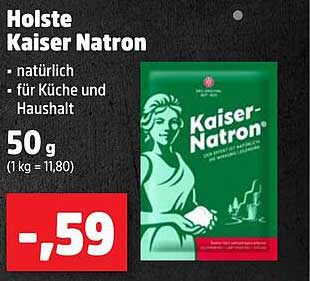 Holste Kaiser Natron 50 g - jetzt nur 0,59 €