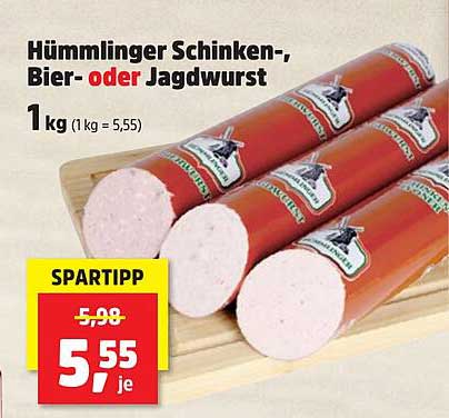 Hümmlinger Schinken-, Bier- oder Jagdwurst 1 kg