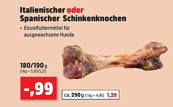 Italienischer oder Spanischer Schinkenknoche