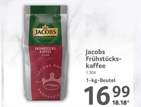 Jacobs Frühstückskaffee 1-kg-Beutel