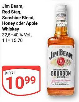 Jim Beam Bourbon Whiskey 0,7 l - Für Genießer und Partygänger!