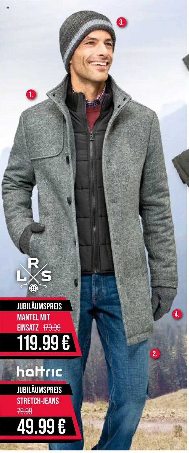 Jubiläumspreis Mantel mit Einsatz - 119,99 € statt 179,99 €