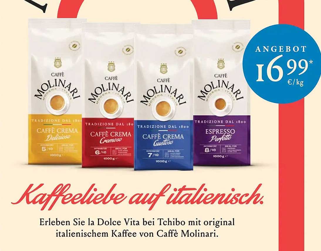 Kaffeeliebe auf italienisch – Caffè Molinari