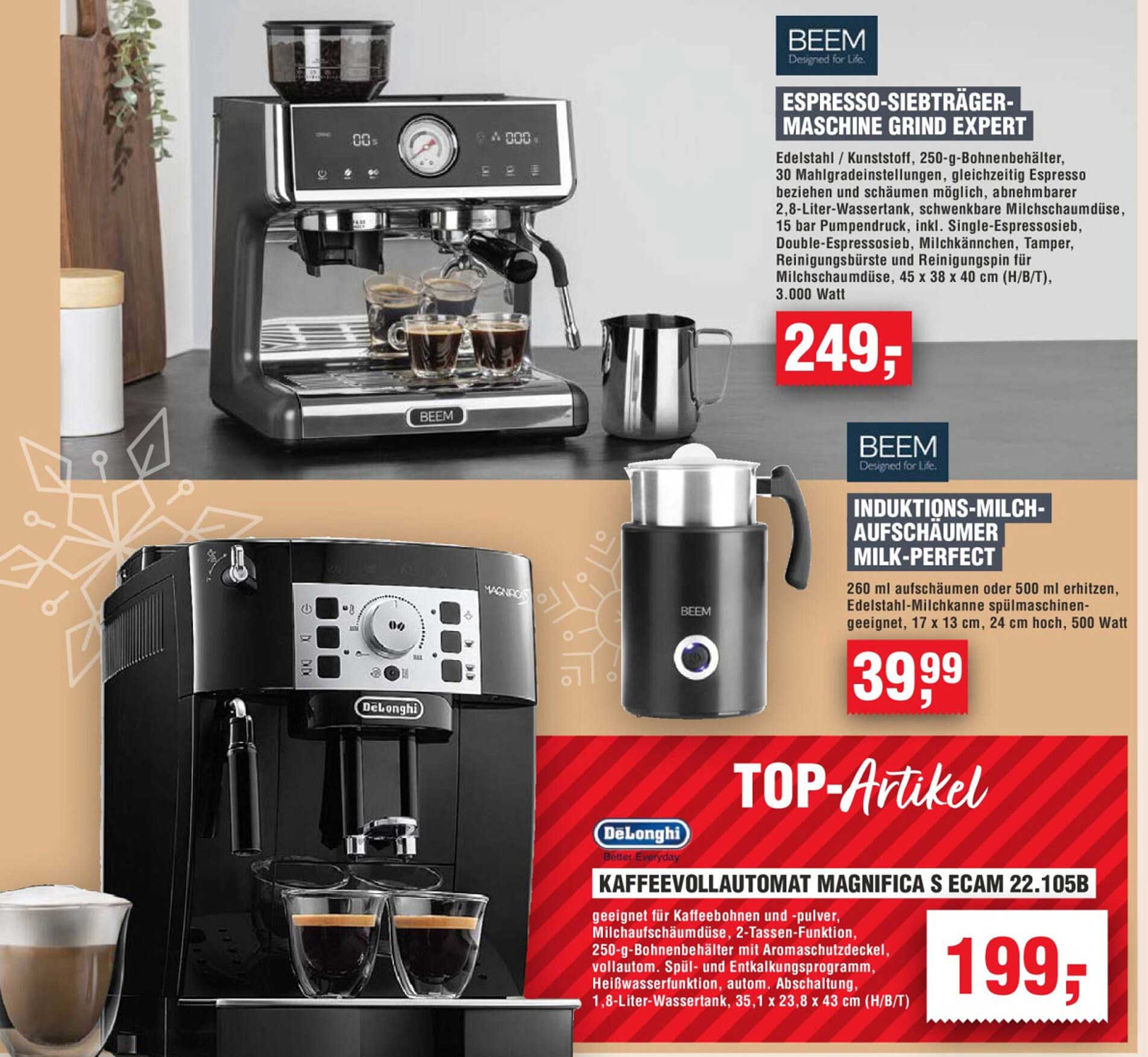 Kaffeevollautomat Magnifica S ECAM 22.105B