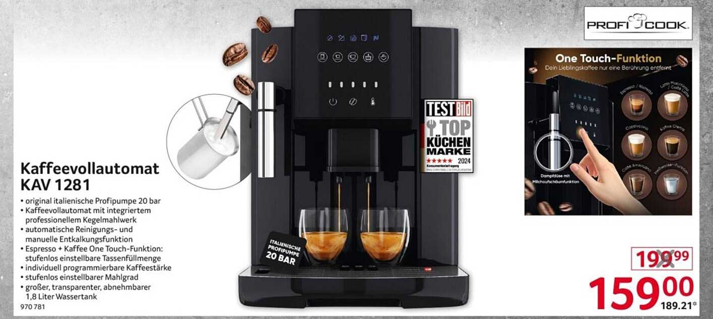 Kaffevollautomat KAV 1281