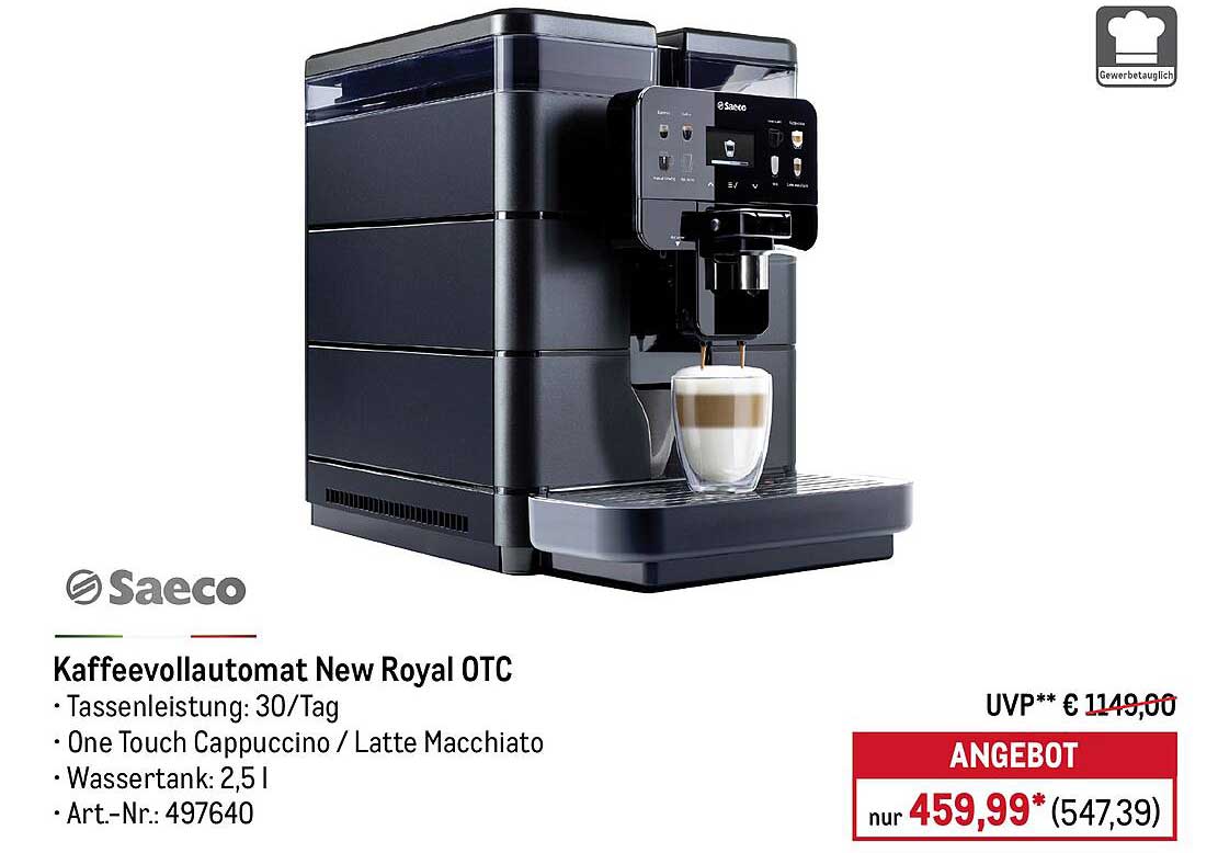 Kaffevollautomat New Royal OTC