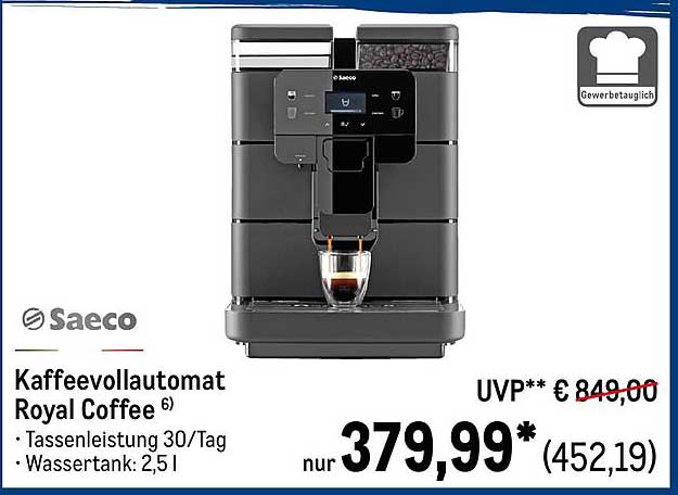 Kaffevollautomat Royal Coffee von Saeco