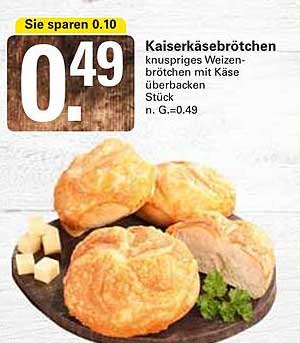 Kaiserbrötchen mit Käse