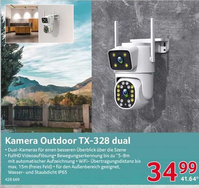 Kamera Outdoor TX-328 dual