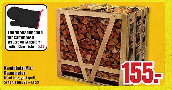 Kaminholz »Mix« Raumeter