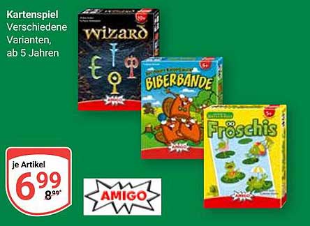 Kartenspiel verschiedene Varianten von AMIGO, ab 5 Jahren