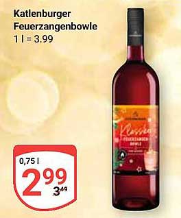 Katlenburger Feuerzangenbowle 0,75 l