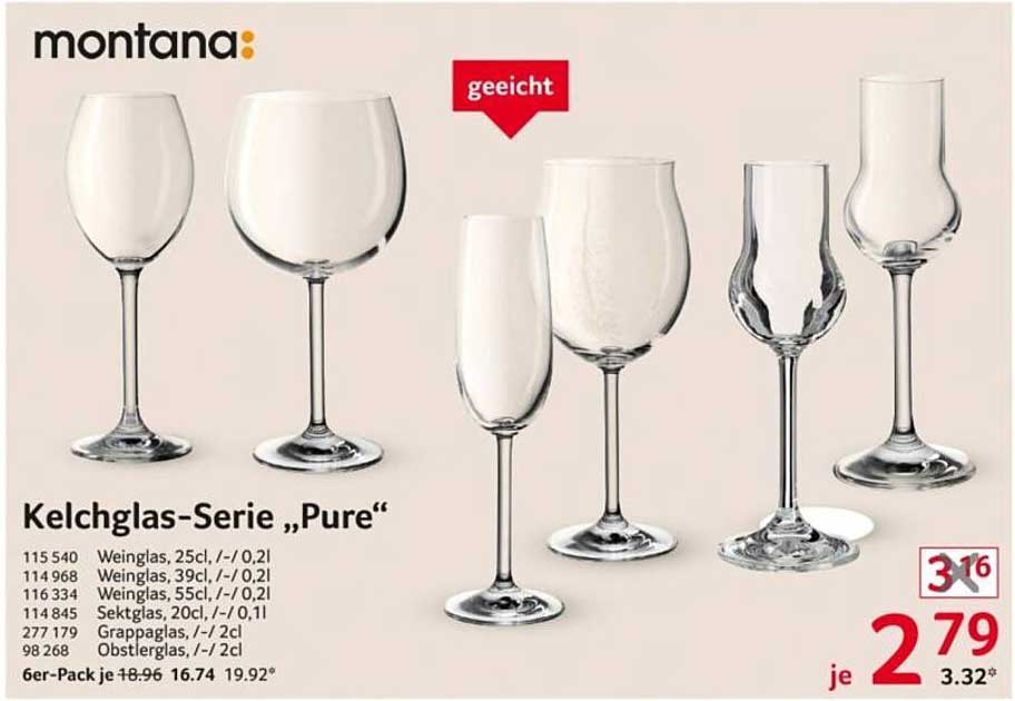 Kelchgals-Serie „Pure“ von montana