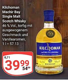 Kilchoman Machir Bay Single Malt Scotch Whisky 0,7 l
