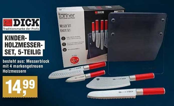 Kinder-Holzmesser-Set, 5-teiligen