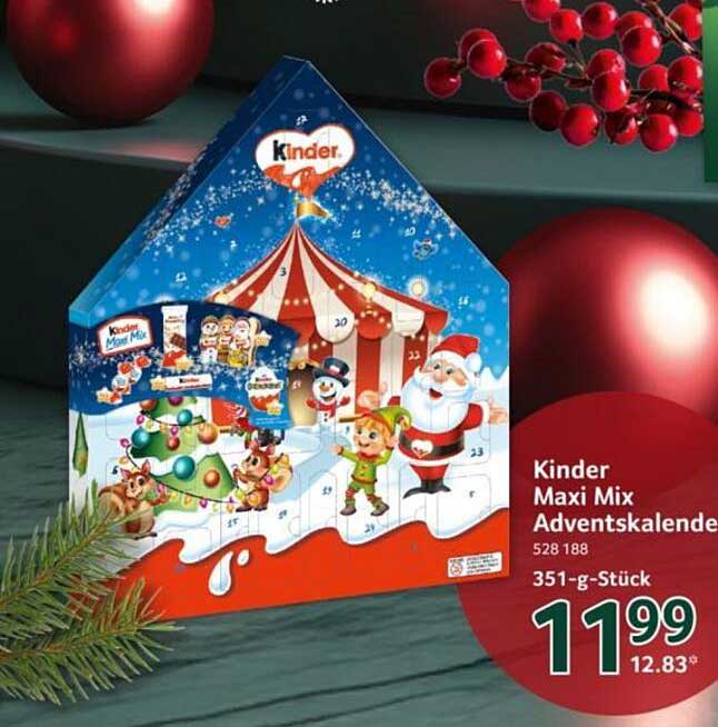 Kinder Maxi Mix Adventskalender