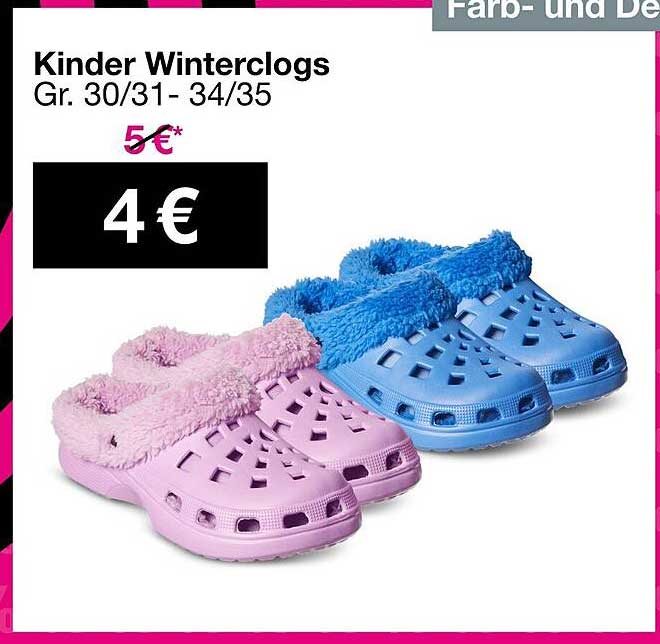 Kinder Winterclogs Gr. 30/31 - 34/35