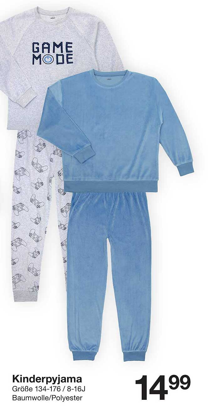 Kinderpyjama Größe 134-176 / 8-16J
