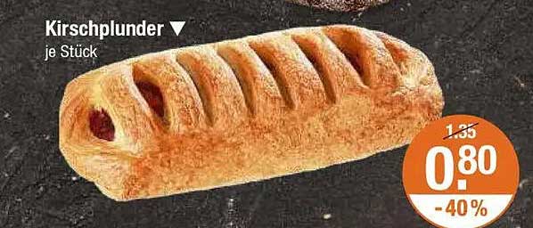Kirschplunder je Stück - 40% reduziert