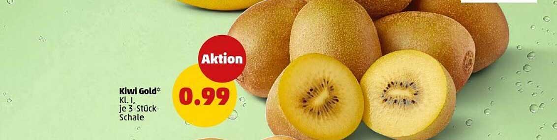 Kiwi Gold* KL I, je 3-Stück-Schale